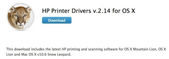 hp driver for mac